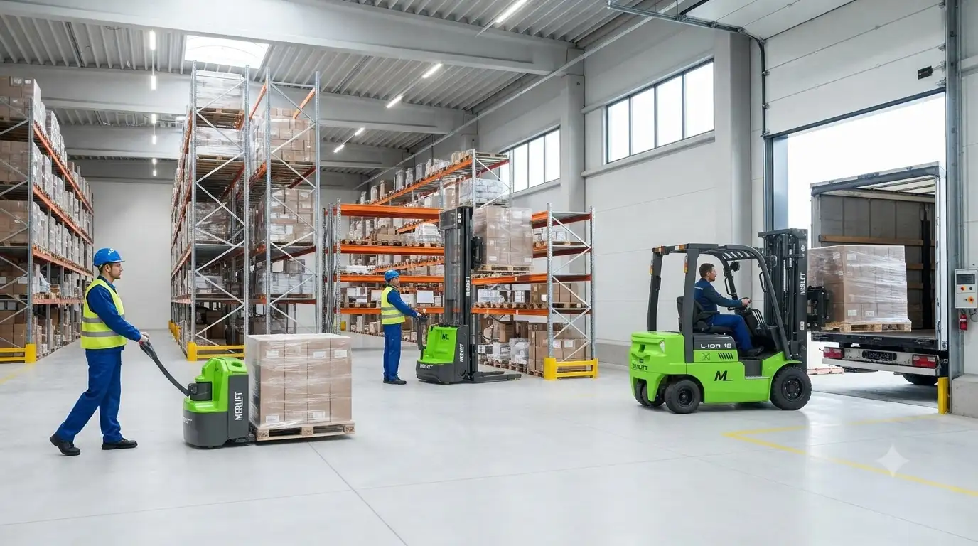 Cómo elegir el equipo correcto para mover pallets en tu depósito
